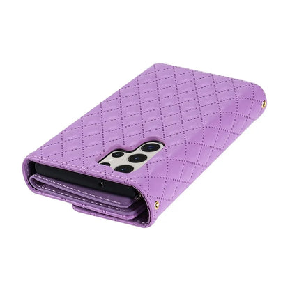 BKS-002 For Samsung Galaxy S24 Ultra Wallet Case 7 Card Slots Leather Shockproof Phone Cover