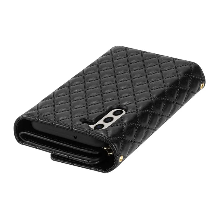BKS-002 Wallet Phone Case for Samsung Galaxy S23+ Multi-Cards Zipper PU Leather Cover