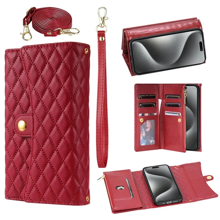 BKS-002 For iPhone 11 Folio Flip Cover Card Slots Stand Wallet Phone Case