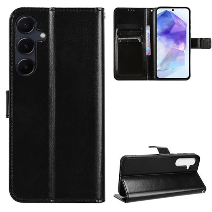 Case for Samsung Galaxy A55 5G Crazy Horse Texture Leather Wallet Shockproof Cover