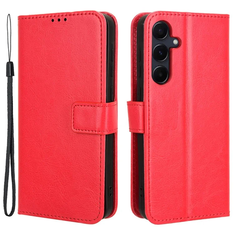 Case for Samsung Galaxy A55 5G Crazy Horse Texture Leather Wallet Shockproof Cover