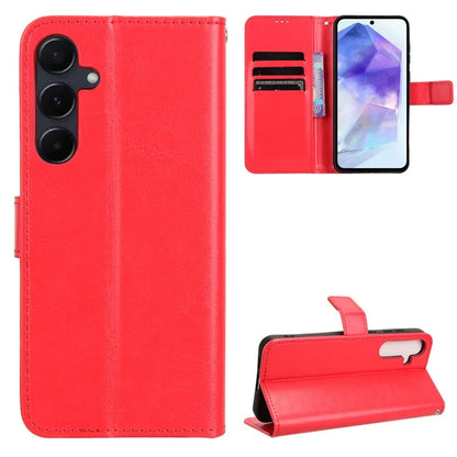Case for Samsung Galaxy A55 5G Crazy Horse Texture Leather Wallet Shockproof Cover
