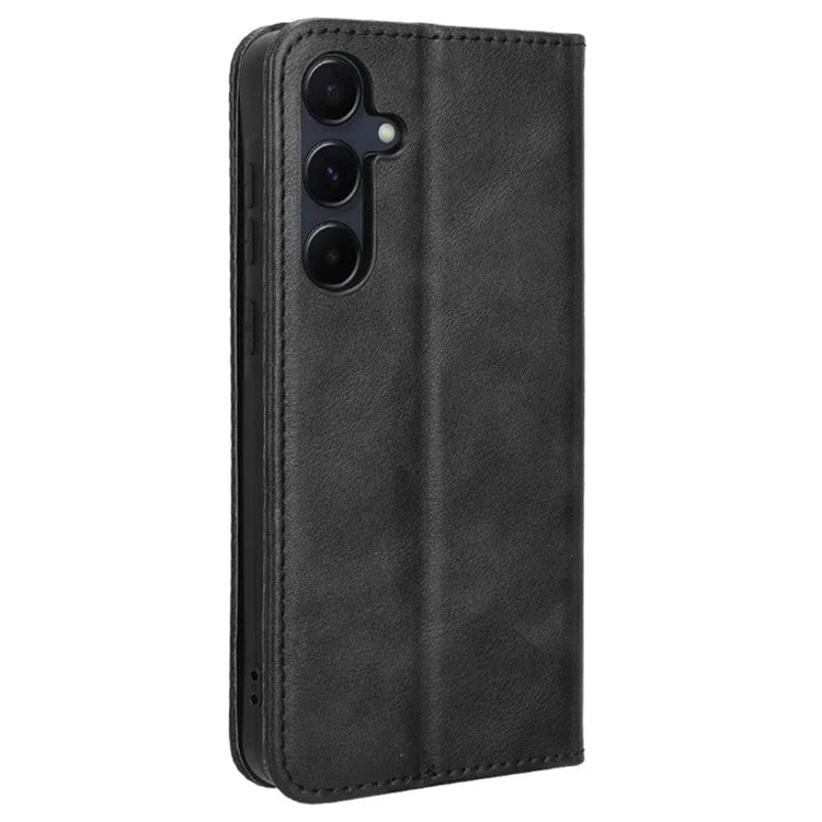 For Samsung Galaxy A55 5G Phone Case Retro Leather Wallet Flip Cover