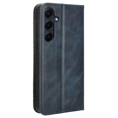 For Samsung Galaxy A55 5G Phone Case Retro Leather Wallet Flip Cover