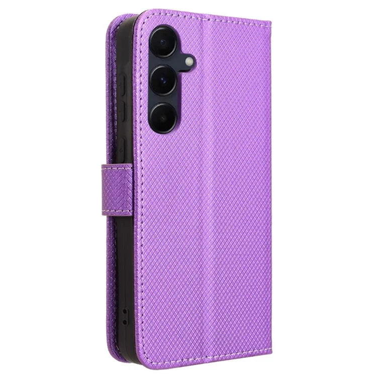For Samsung Galaxy A55 5G PU Leather Cover Flip Phone Case with Card Slots