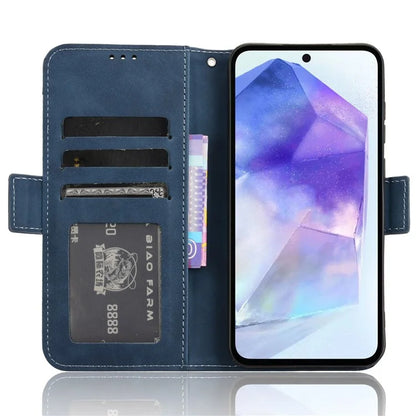For Samsung Galaxy A55 5G Leather Phone Case Multiple Card Slots Stand Cover
