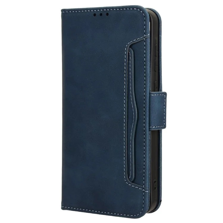 For Samsung Galaxy A55 5G Leather Phone Case Multiple Card Slots Stand Cover