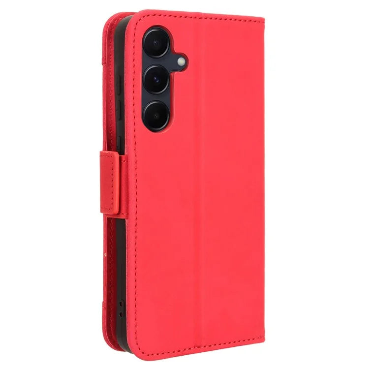 For Samsung Galaxy A55 5G Leather Phone Case Multiple Card Slots Stand Cover