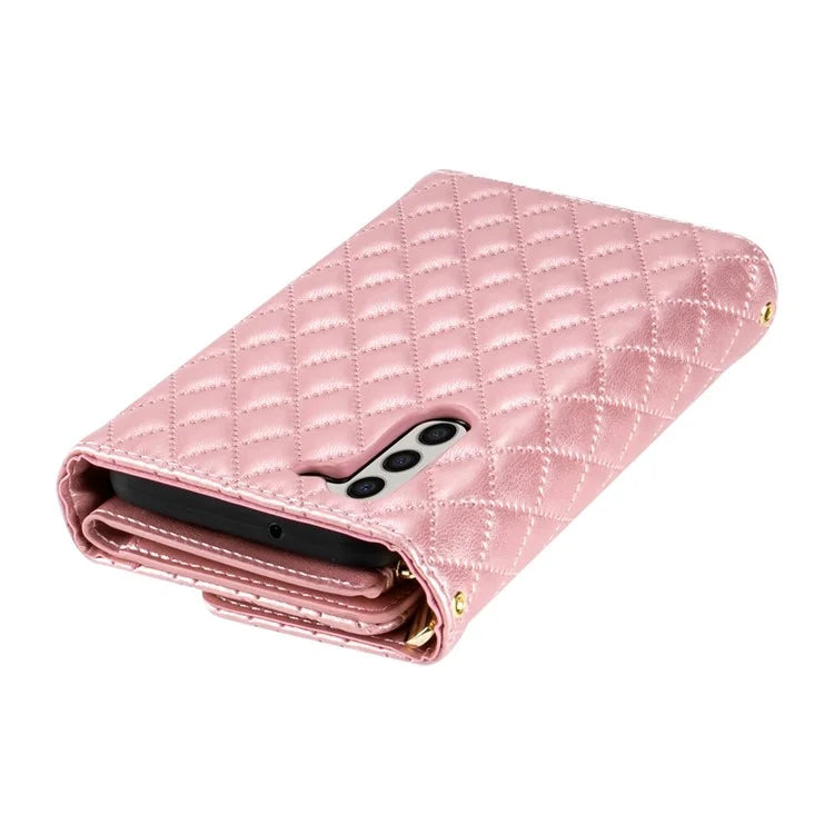 BKS-002 For Samsung Galaxy S23 Cover Card Slots Folio Flip Stand Phone Case