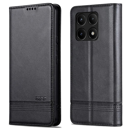 AZNS For Xiaomi Redmi K70 5G / K70 Pro 5G Phone Case Wallet Cover Cowhide Texture