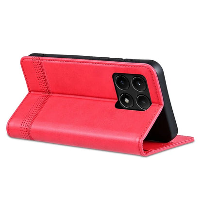 AZNS For Xiaomi Redmi K70 5G / K70 Pro 5G Phone Case Wallet Cover Cowhide Texture