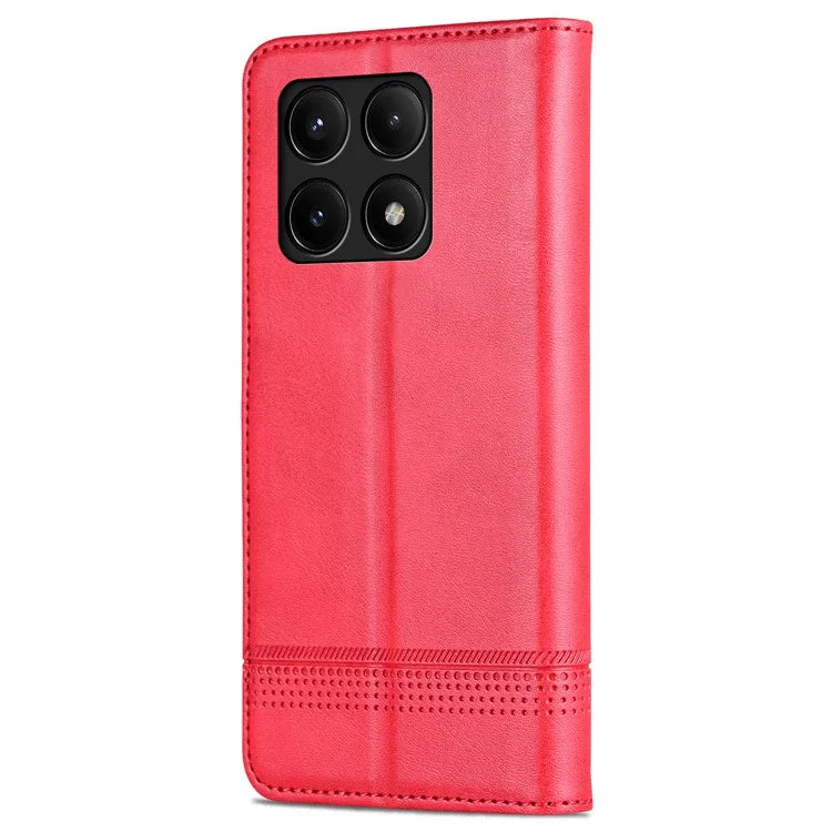 AZNS For Xiaomi Redmi K70 5G / K70 Pro 5G Phone Case Wallet Cover Cowhide Texture