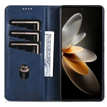 AZNS For Xiaomi Redmi K70 5G / K70 Pro 5G Phone Case Wallet Cover Cowhide Texture