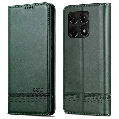 AZNS For Xiaomi Redmi K70 5G / K70 Pro 5G Phone Case Wallet Cover Cowhide Texture