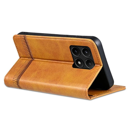 AZNS For Xiaomi Redmi K70 5G / K70 Pro 5G Phone Case Wallet Cover Cowhide Texture