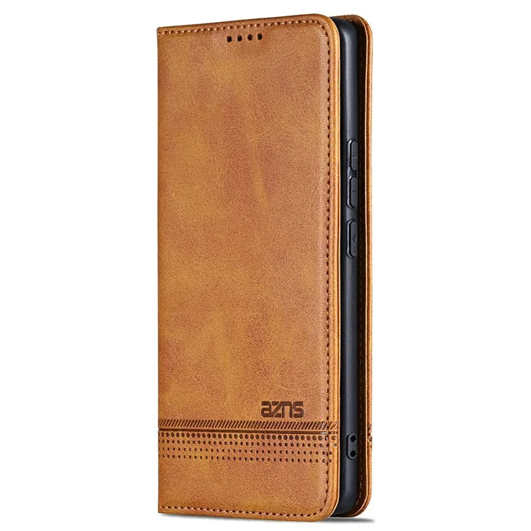 AZNS For Xiaomi Redmi K70 5G / K70 Pro 5G Phone Case Wallet Cover Cowhide Texture