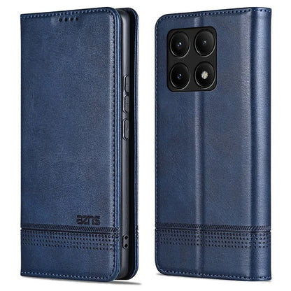 AZNS For Xiaomi Redmi K70E 5G / Poco X6 Pro 5G Wallet Case Phone Leather Cover Stand