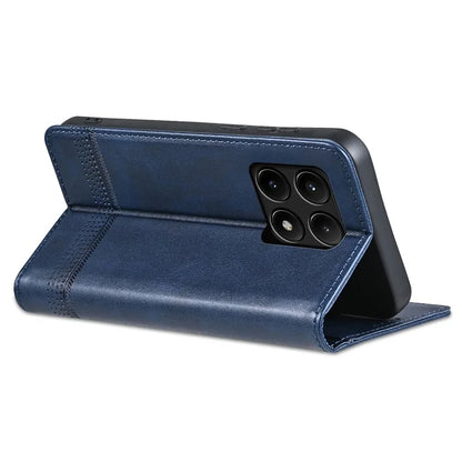 AZNS For Xiaomi Redmi K70E 5G / Poco X6 Pro 5G Wallet Case Phone Leather Cover Stand