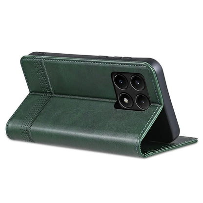 AZNS For Xiaomi Redmi K70E 5G / Poco X6 Pro 5G Wallet Case Phone Leather Cover Stand