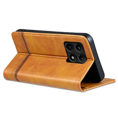 AZNS For Xiaomi Redmi K70E 5G / Poco X6 Pro 5G Wallet Case Phone Leather Cover Stand