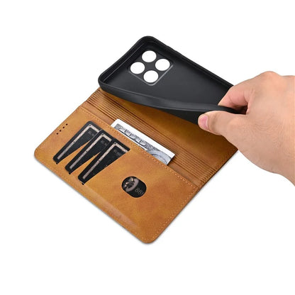 AZNS For Xiaomi Redmi K70E 5G / Poco X6 Pro 5G Wallet Case Phone Leather Cover Stand