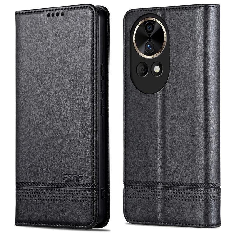 AZNS Wallet Case for Huawei nova 12 5G Leather Phone Cover Folding Stand
