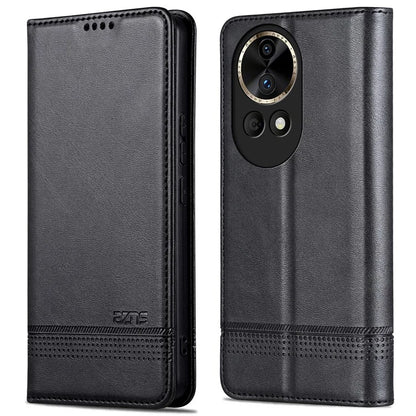 AZNS Wallet Case for Huawei nova 12 5G Leather Phone Cover Folding Stand