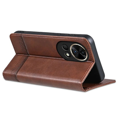 AZNS Wallet Case for Huawei nova 12 5G Leather Phone Cover Folding Stand