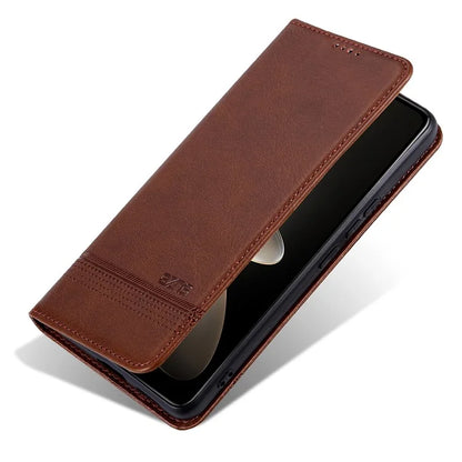 AZNS Wallet Case for Huawei nova 12 5G Leather Phone Cover Folding Stand