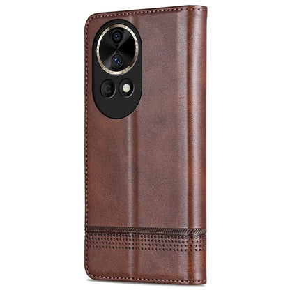AZNS Wallet Case for Huawei nova 12 5G Leather Phone Cover Folding Stand