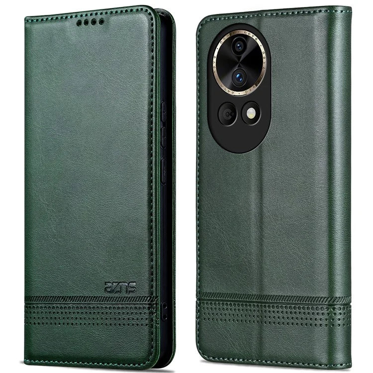 AZNS Wallet Case for Huawei nova 12 5G Leather Phone Cover Folding Stand