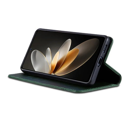 AZNS Wallet Case for Huawei nova 12 5G Leather Phone Cover Folding Stand