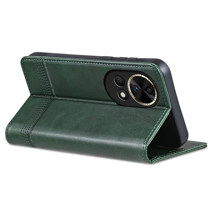 AZNS Wallet Case for Huawei nova 12 5G Leather Phone Cover Folding Stand