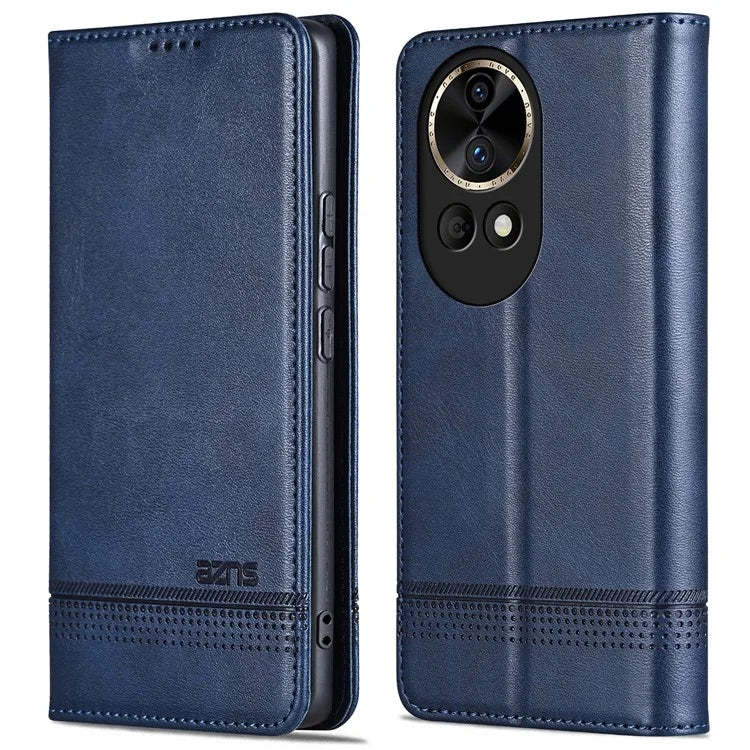 AZNS Wallet Case for Huawei nova 12 5G Leather Phone Cover Folding Stand