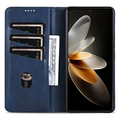 AZNS Wallet Case for Huawei nova 12 5G Leather Phone Cover Folding Stand