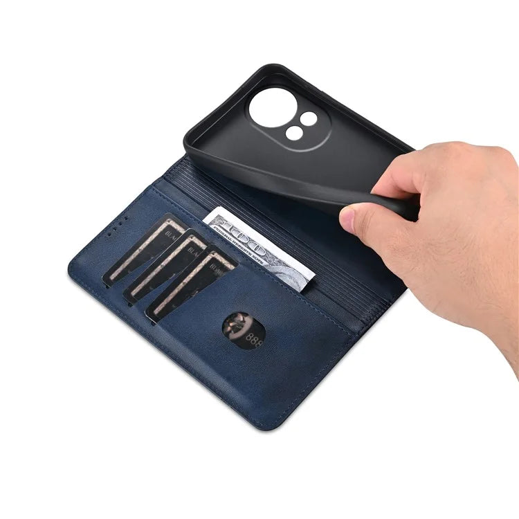 AZNS Wallet Case for Huawei nova 12 5G Leather Phone Cover Folding Stand