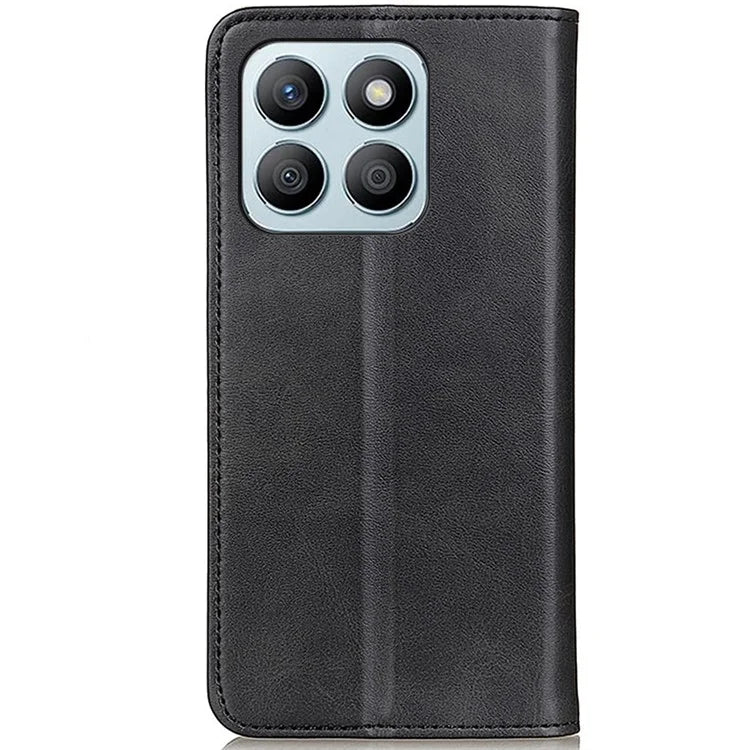 For Honor X8b 4G Split Leather Wallet Case Magnetic Flip Card Holder Phone Cover