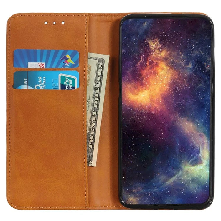 For Honor X8b 4G Split Leather Wallet Case Magnetic Flip Card Holder Phone Cover