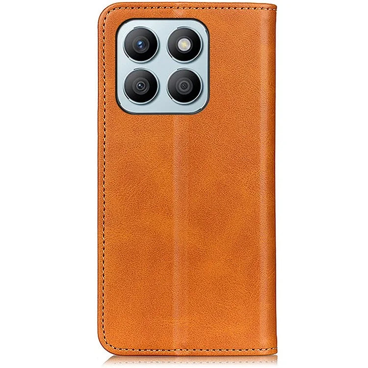 For Honor X8b 4G Split Leather Wallet Case Magnetic Flip Card Holder Phone Cover