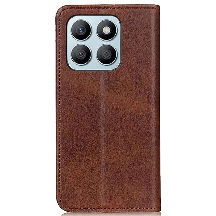 For Honor X8b 4G Split Leather Wallet Case Magnetic Flip Card Holder Phone Cover