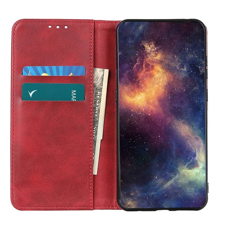 For Honor X8b 4G Split Leather Wallet Case Magnetic Flip Card Holder Phone Cover