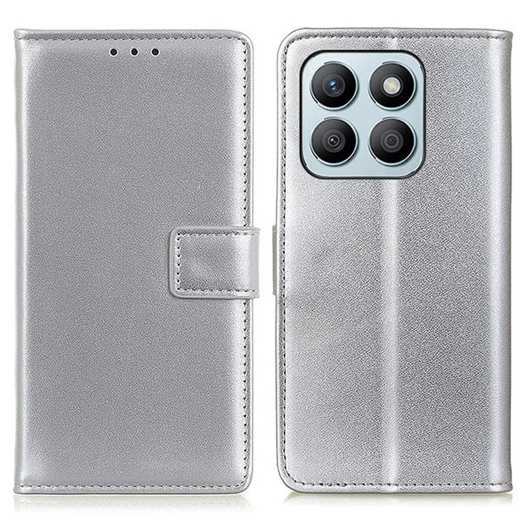 For Honor X8b 4G Leather Phone Case Scratch Resistant Cover