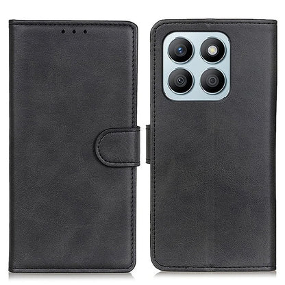 For Honor X8b 4G PU Leather Case Cowhide Texture Flip Phone Cover