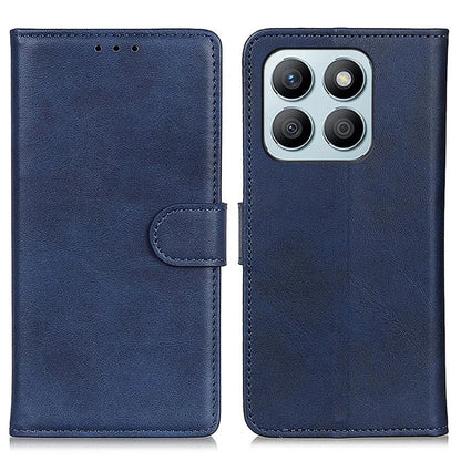For Honor X8b 4G PU Leather Case Cowhide Texture Flip Phone Cover