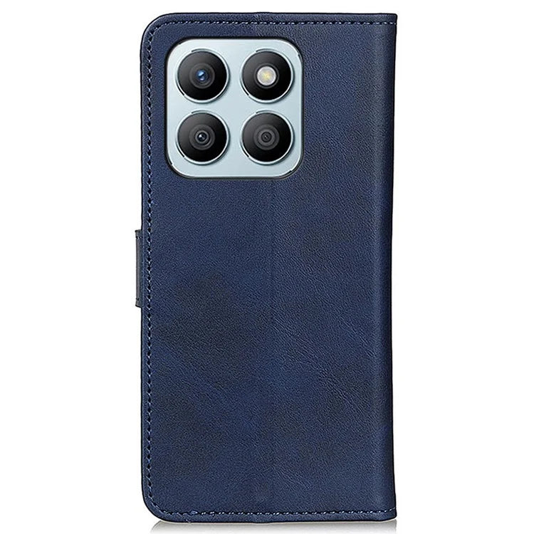 For Honor X8b 4G PU Leather Case Cowhide Texture Flip Phone Cover