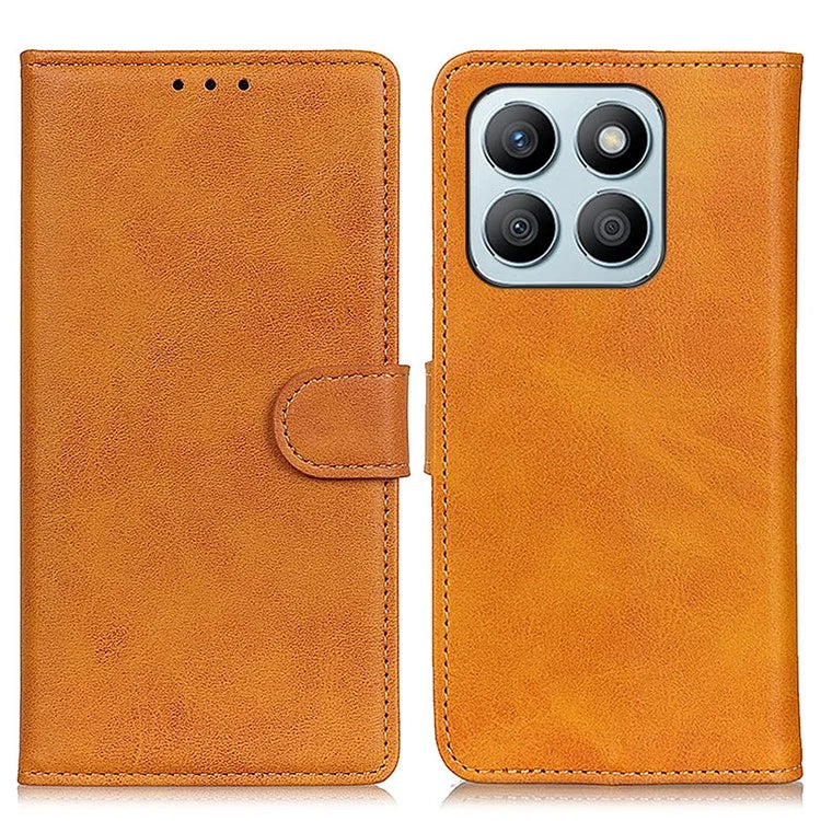 For Honor X8b 4G PU Leather Case Cowhide Texture Flip Phone Cover