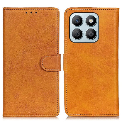 For Honor X8b 4G PU Leather Case Cowhide Texture Flip Phone Cover