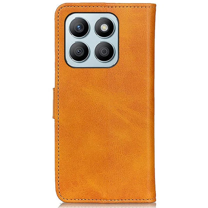 For Honor X8b 4G PU Leather Case Cowhide Texture Flip Phone Cover