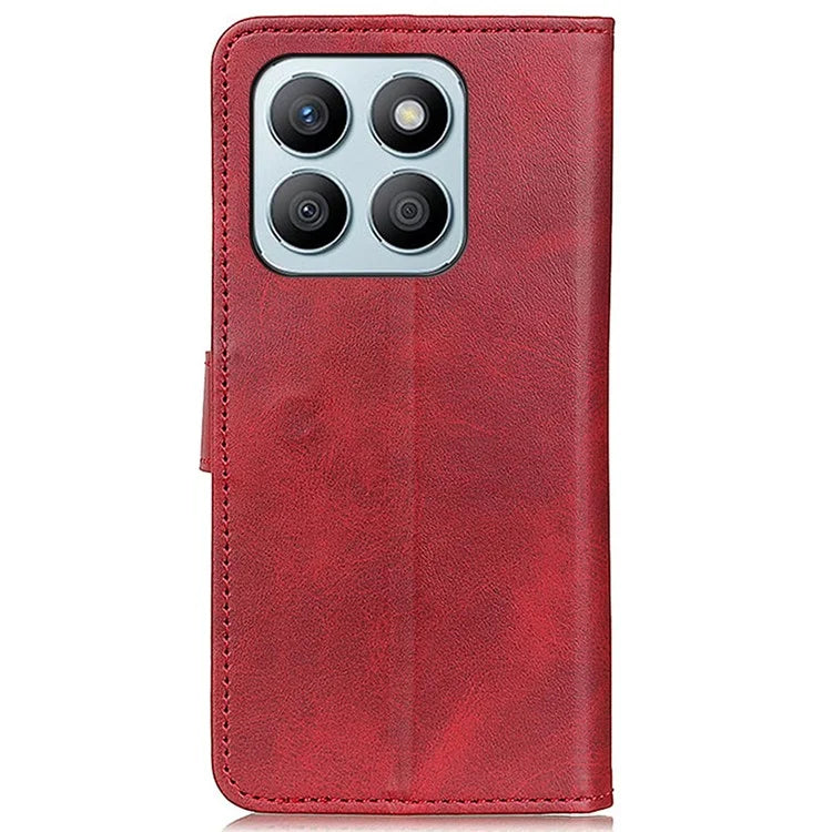 For Honor X8b 4G PU Leather Case Cowhide Texture Flip Phone Cover