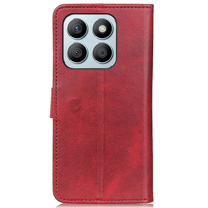 For Honor X8b 4G PU Leather Case Cowhide Texture Flip Phone Cover